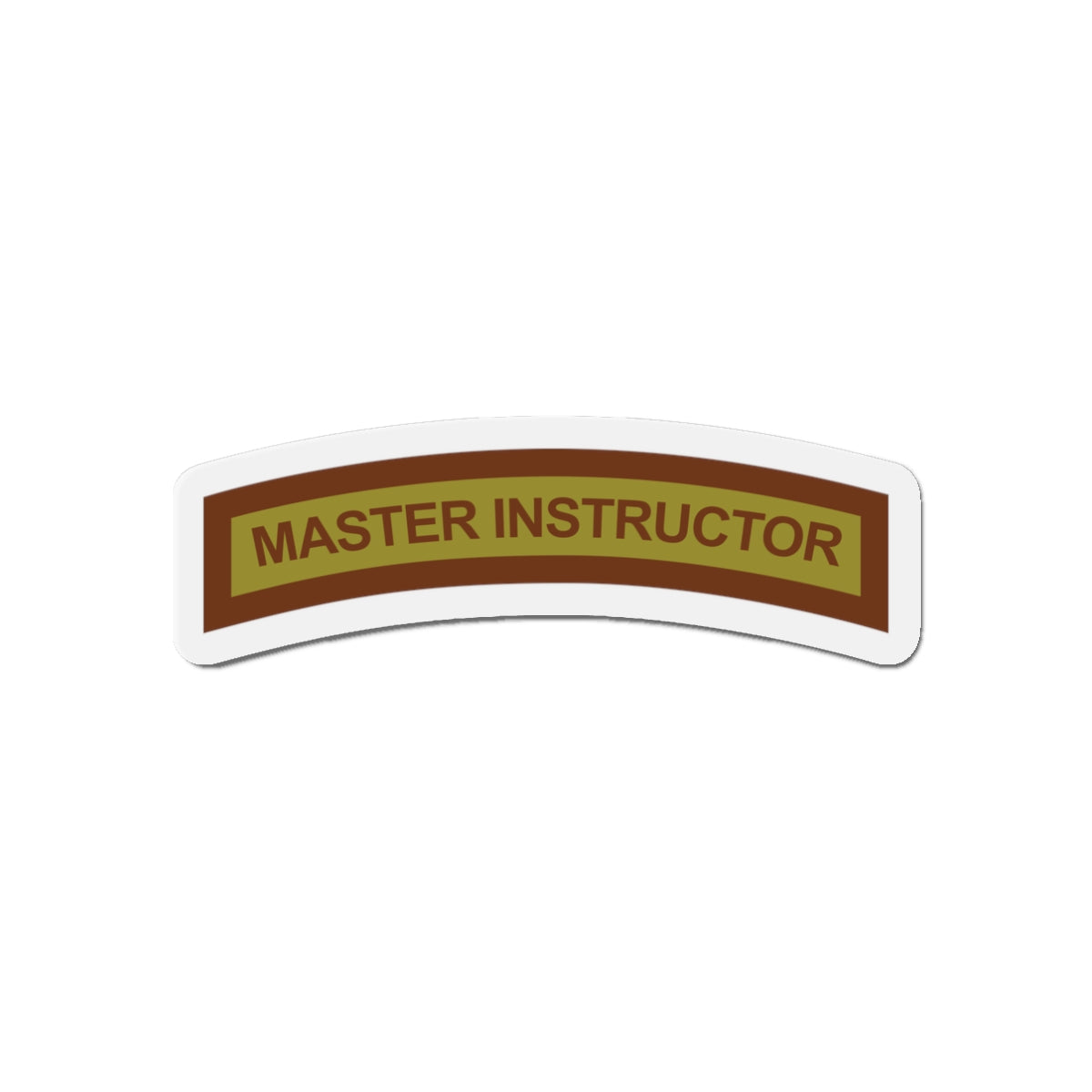 Die-Cut Magnet - USAF - Master Instructor Tab