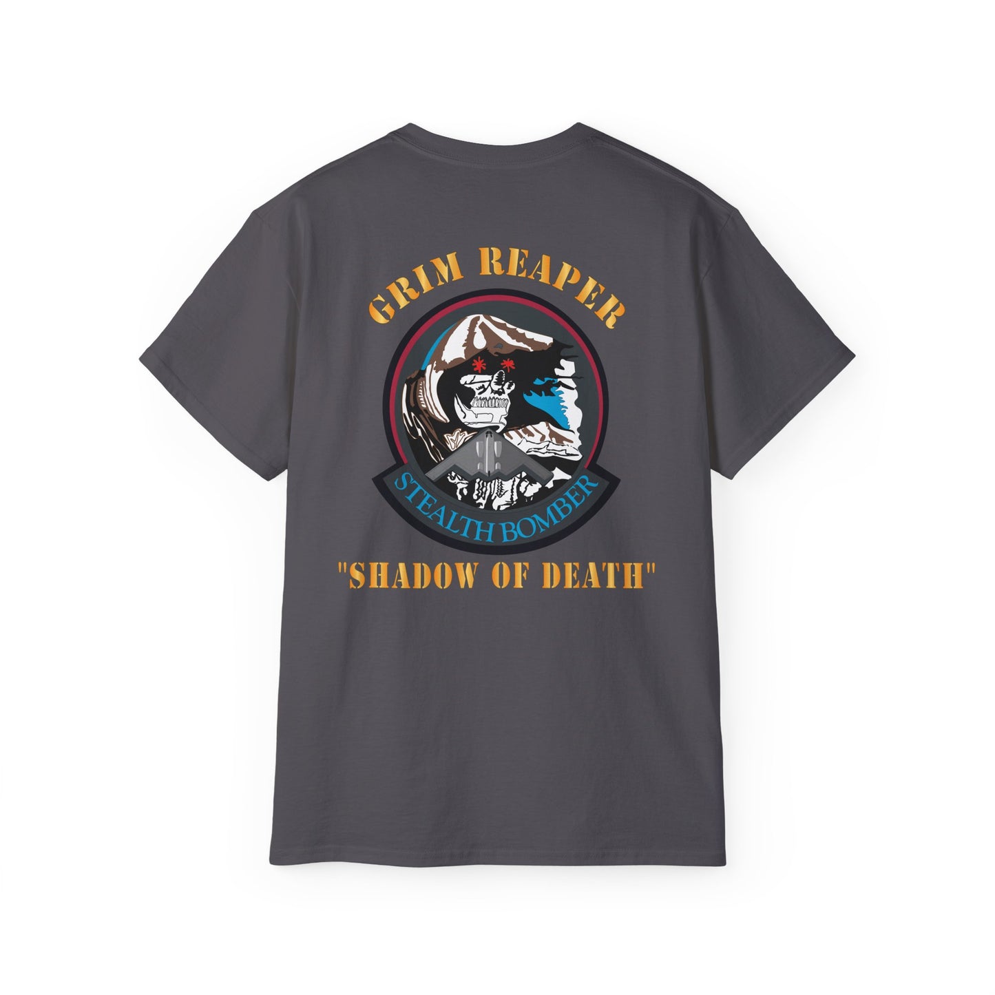 Unisex Ultra Cotton Tee - USAF - B2 - Grim Reaper - Stealth Bomber X 300