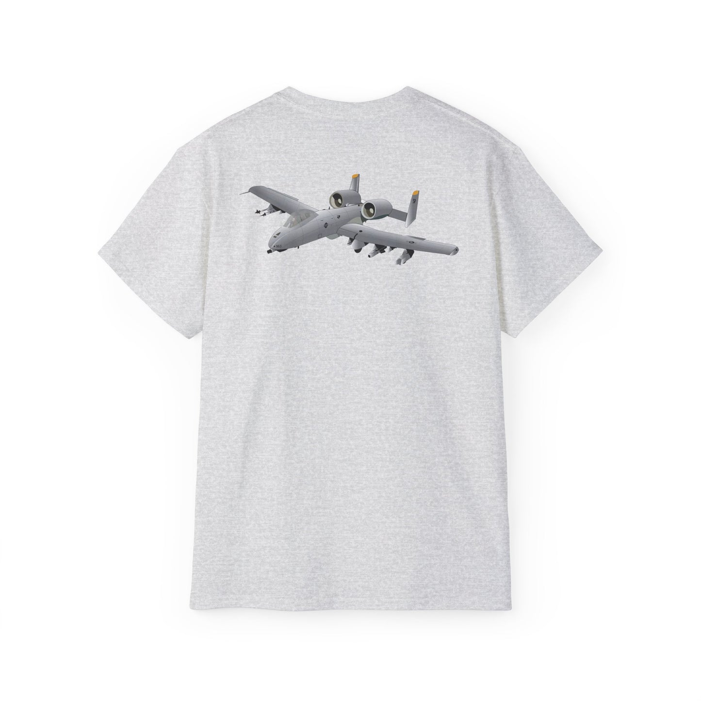 Unisex Ultra Cotton Tee - Aircraft - A10 - Front - Top - Oblique X 300