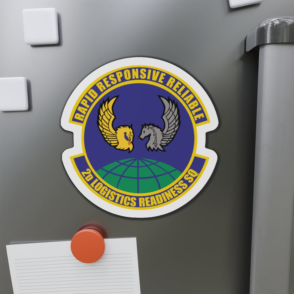 Die-Cut Magnet - USAF - 2d Logistics Readiness Squadron wo txt