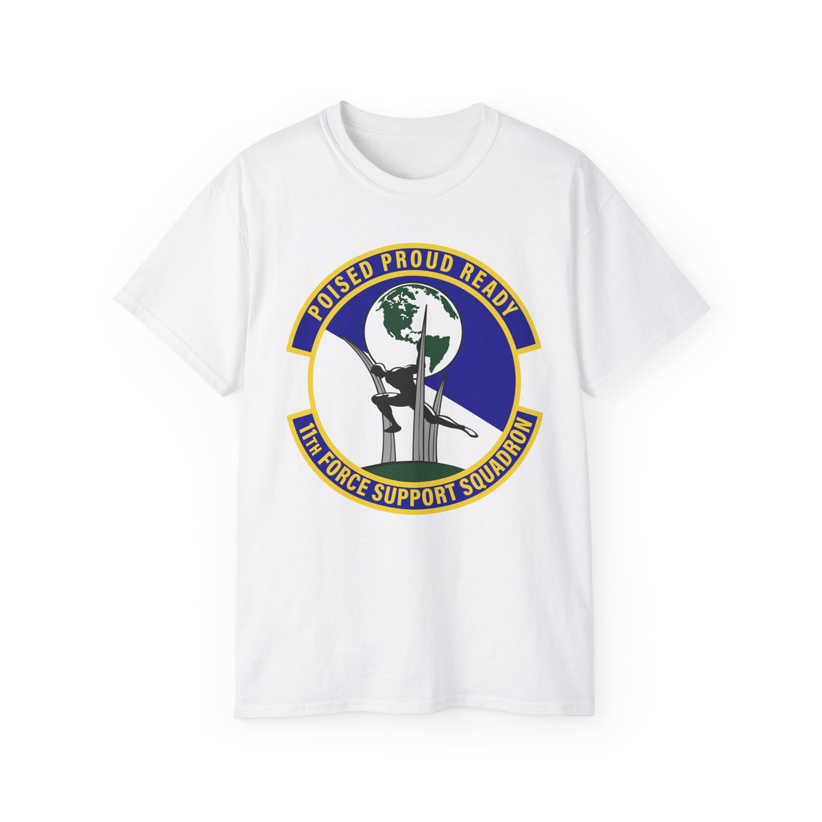 Unisex Ultra Cotton Tee - USAF - 11th Force Support Squadron wo txt