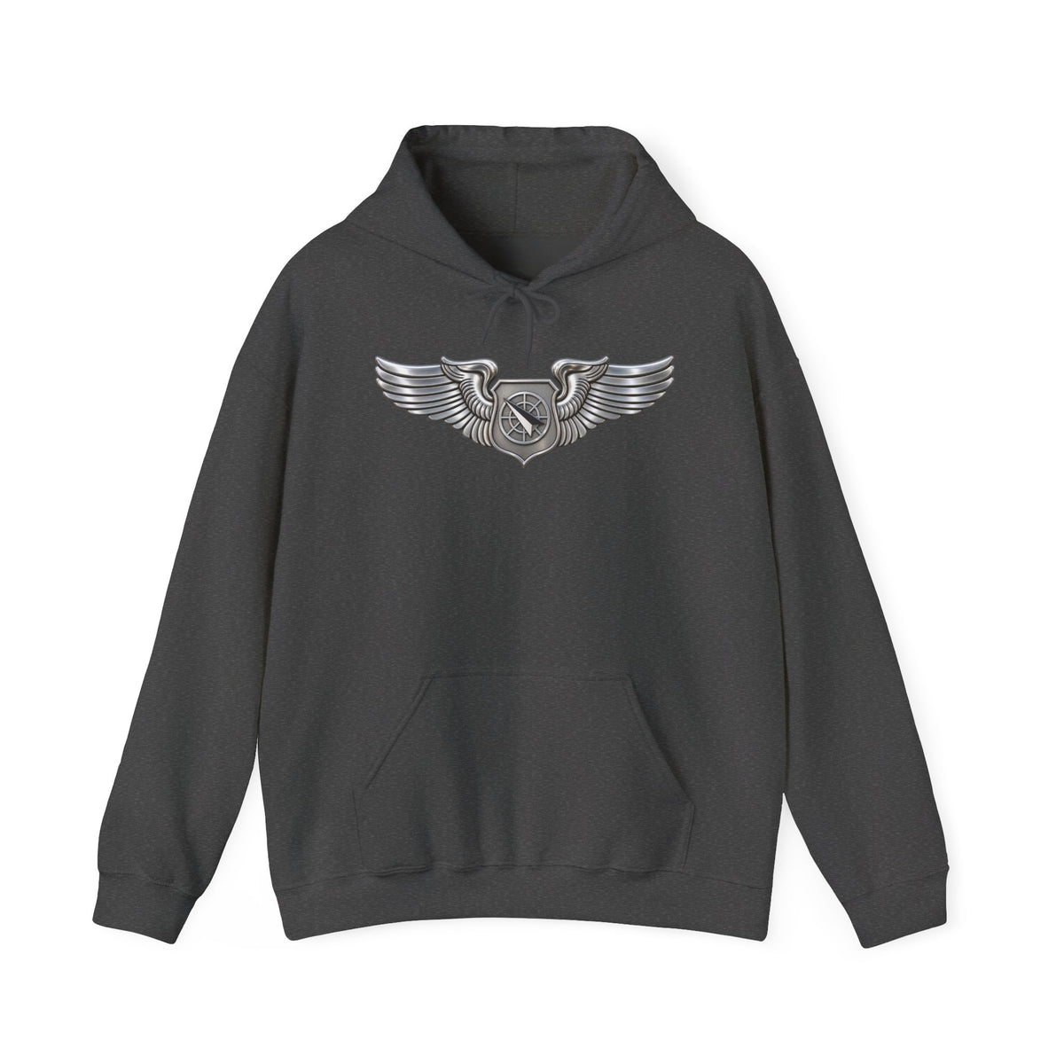 Unisex Heavy Blend Hooded Sweatshirt - USAF - Air Battle Manager Badge wo txt - 3D - Enhanced