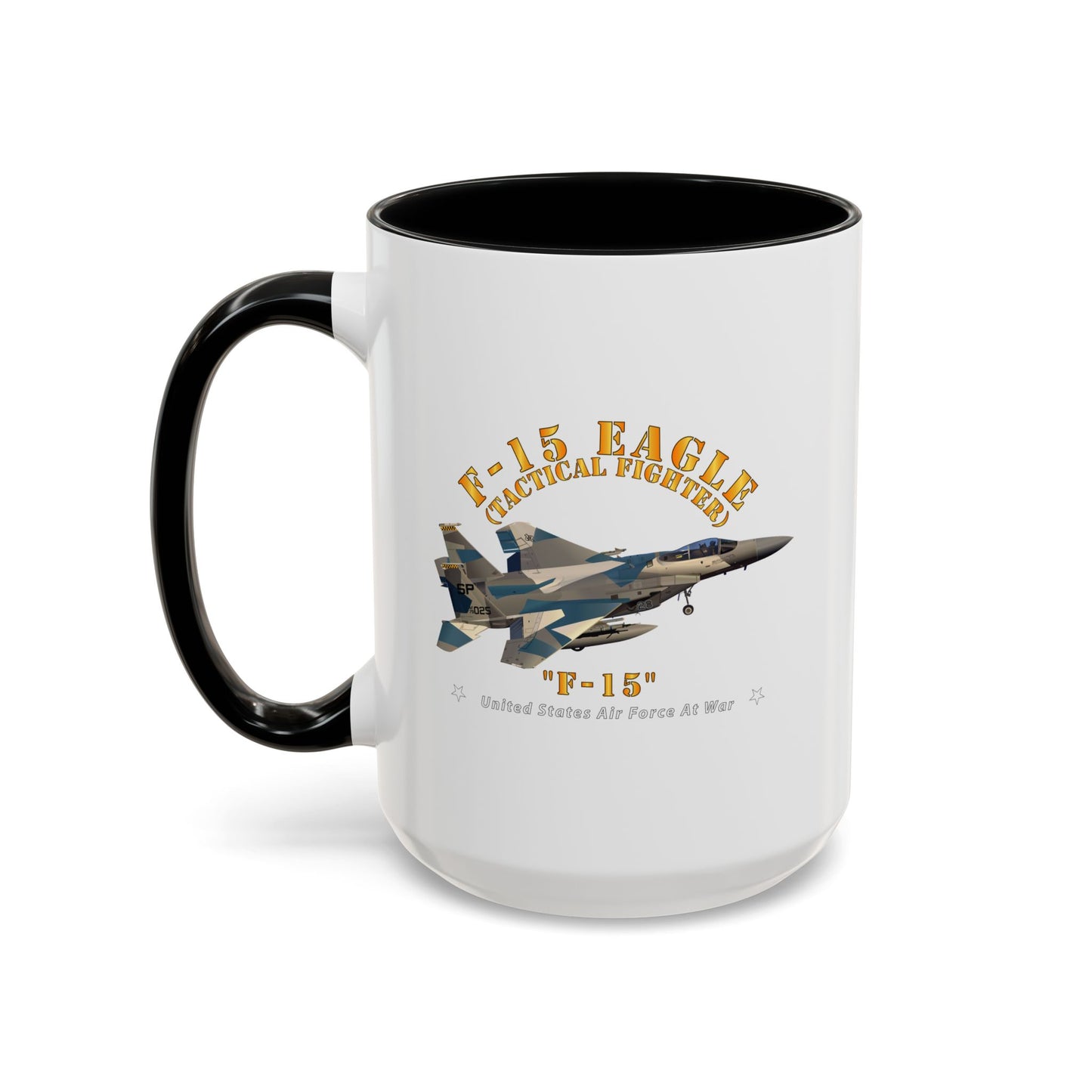 Accent Coffee Mug (11oz & 15oz) - USAF - F15 Eagle - F15