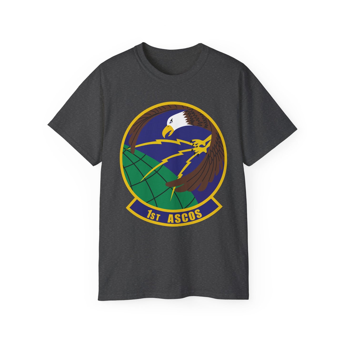 Unisex Ultra Cotton Tee - USAF - 1st Air & Space Communications Operations Sq wo txt X 300