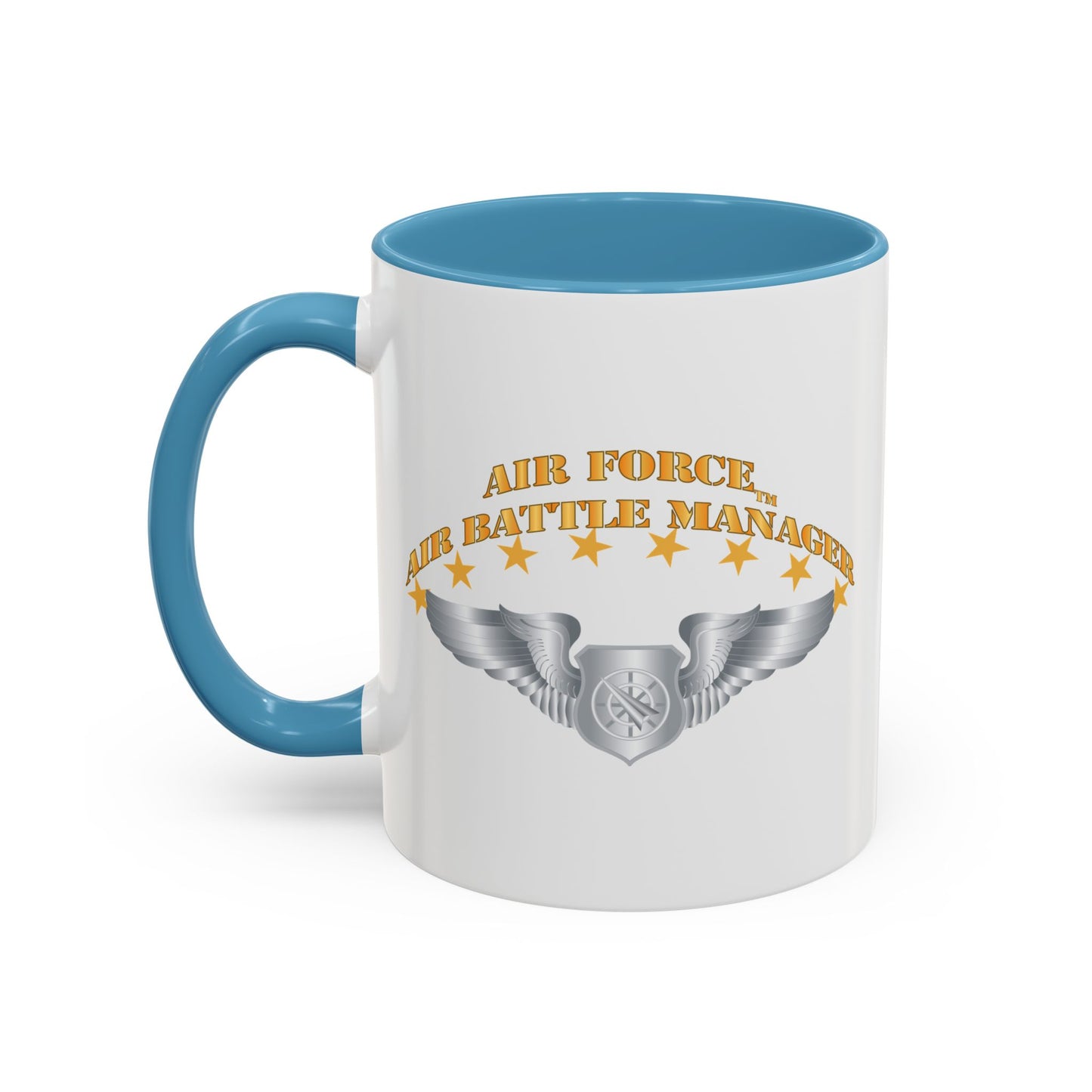 Accent Coffee Mug (11oz & 15oz) - USAF - Air Battle Manager - Basic Wings X 300