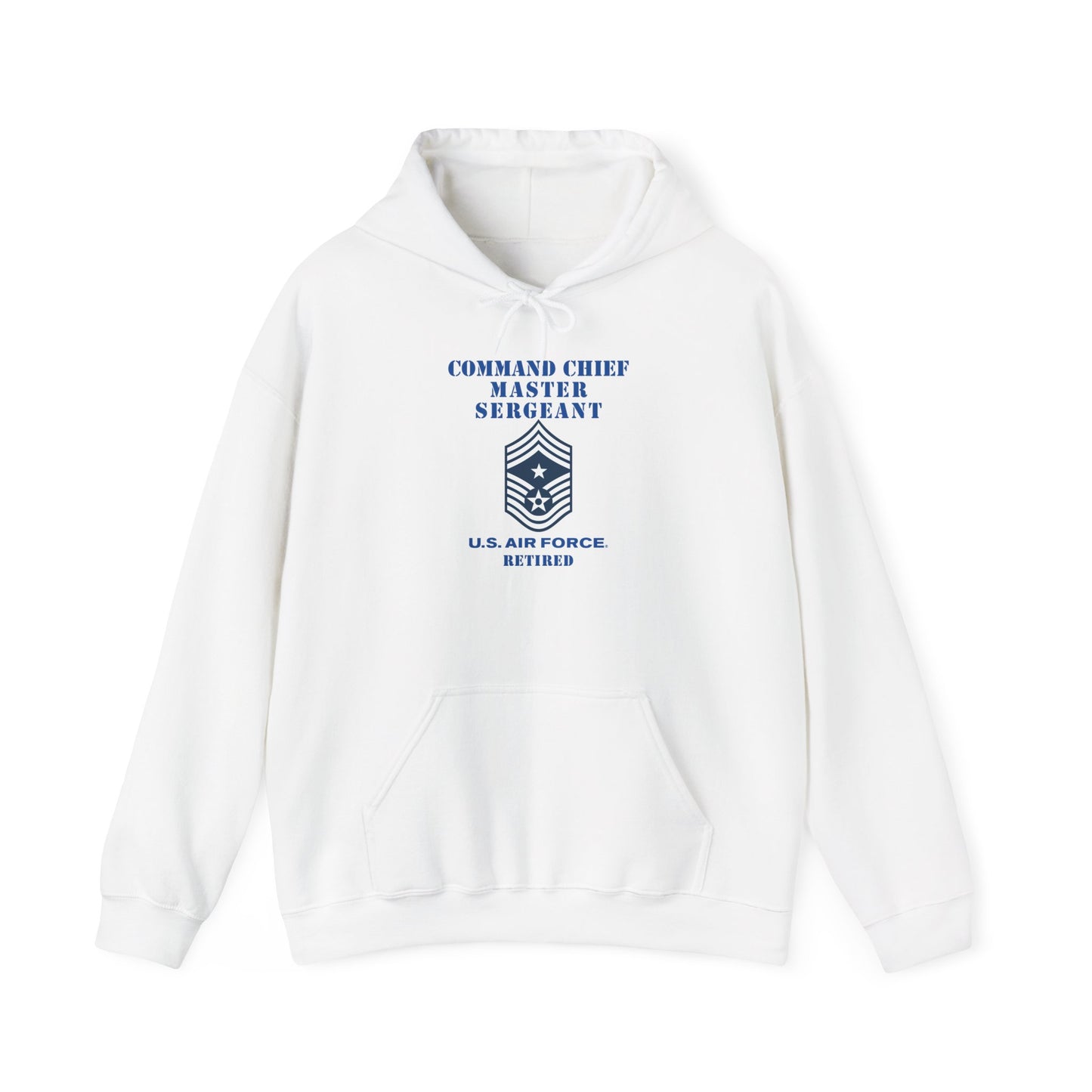 Unisex Heavy Blend Hooded Sweatshirt - USAF - Command Chief Master Sergeant (E9c) - 2020 - Retired
