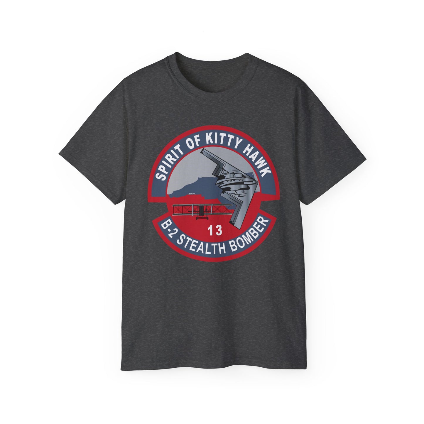 Unisex Ultra Cotton Tee -USAF - B2 - Spirit of Kitty Hawk - Stealth Bomber wo txt X 300