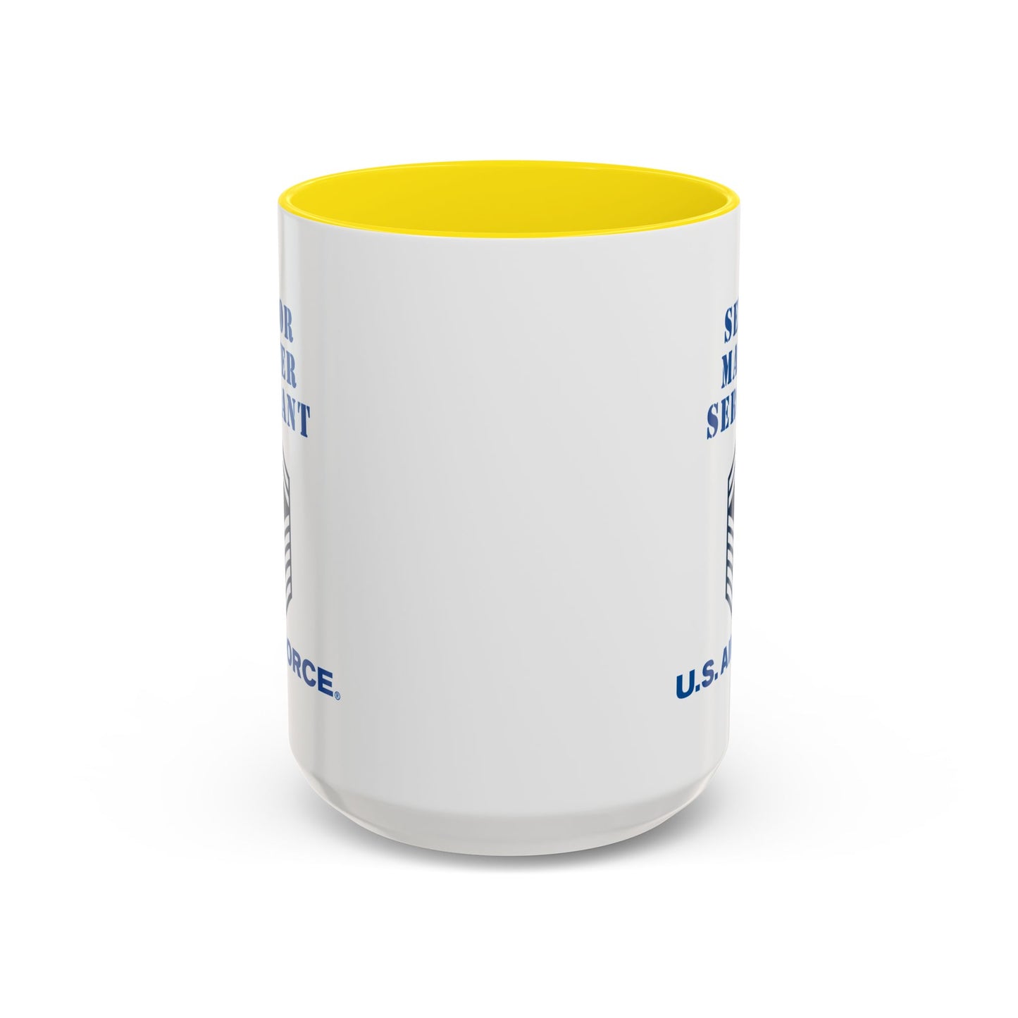 Accent Coffee Mug (11oz & 15oz) - USAF - Senior Master Sergeant (E8a) - 2020 - US Air Force w Text X 300