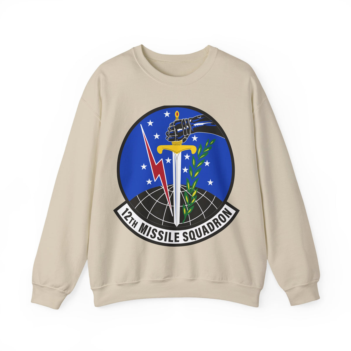 Crewneck Sweatshirt - USAF - 12th Missile Squadron wo txt