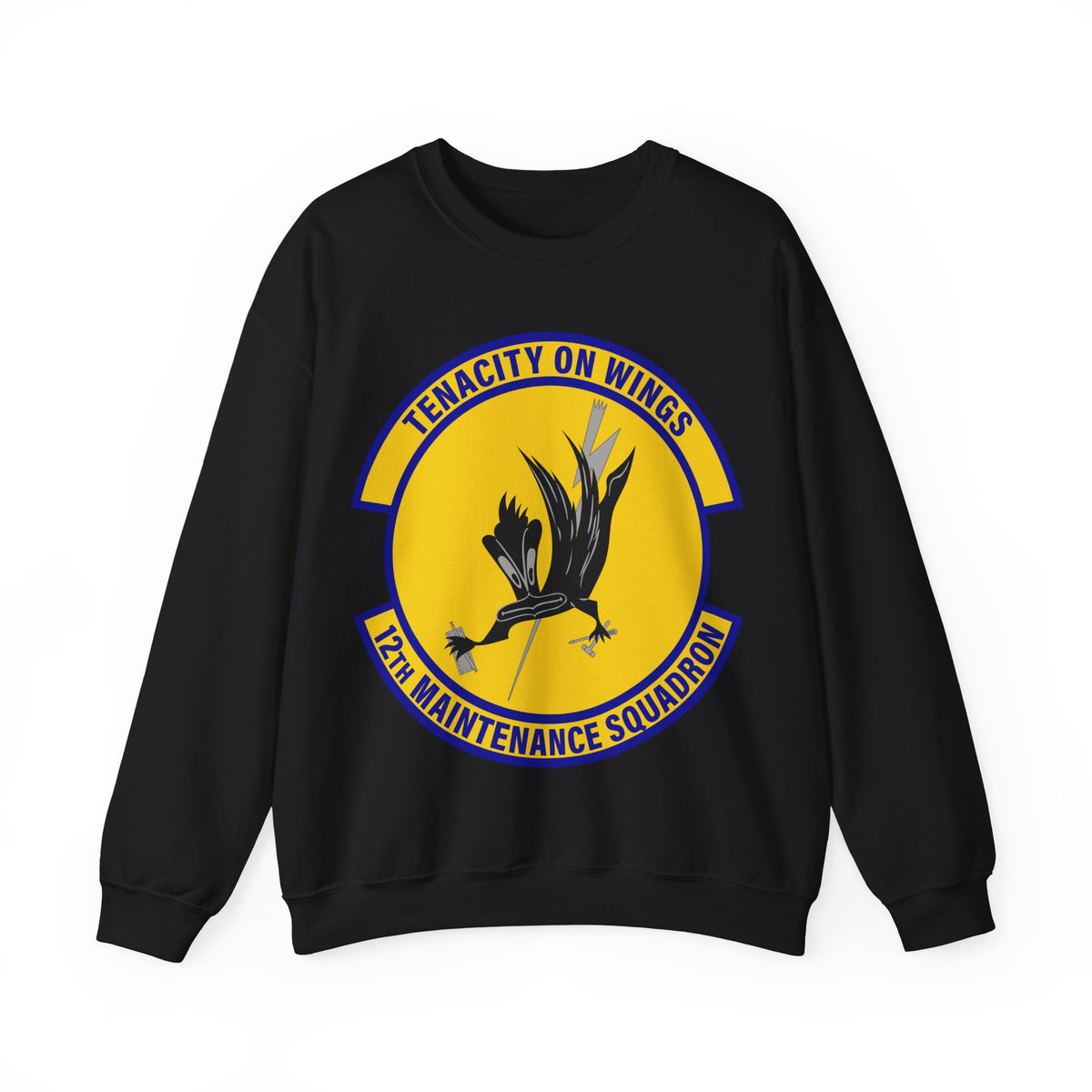 Crewneck Sweatshirt - USAF - 12th Maintenance Sq wo txt