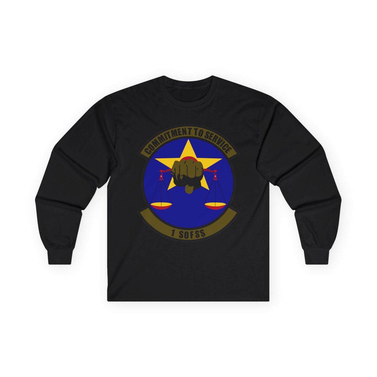 Unisex Ultra Cotton Long Sleeve Tee - USAF - 1st Special Operations Force Support Sq wo txt X 300