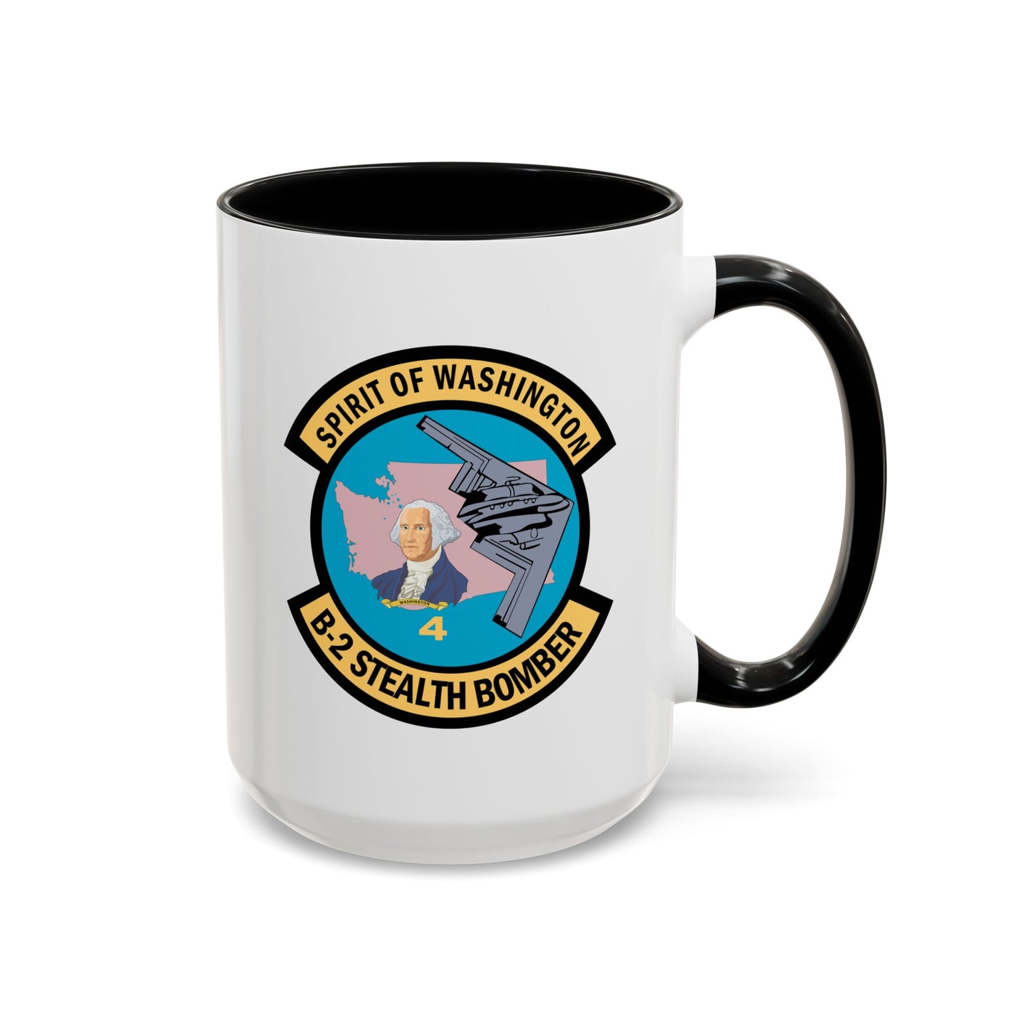 Accent Coffee Mug (11oz & 15oz) - USAF - B2 - Spirit of Washington - Stealth Bomber wo txt X 300