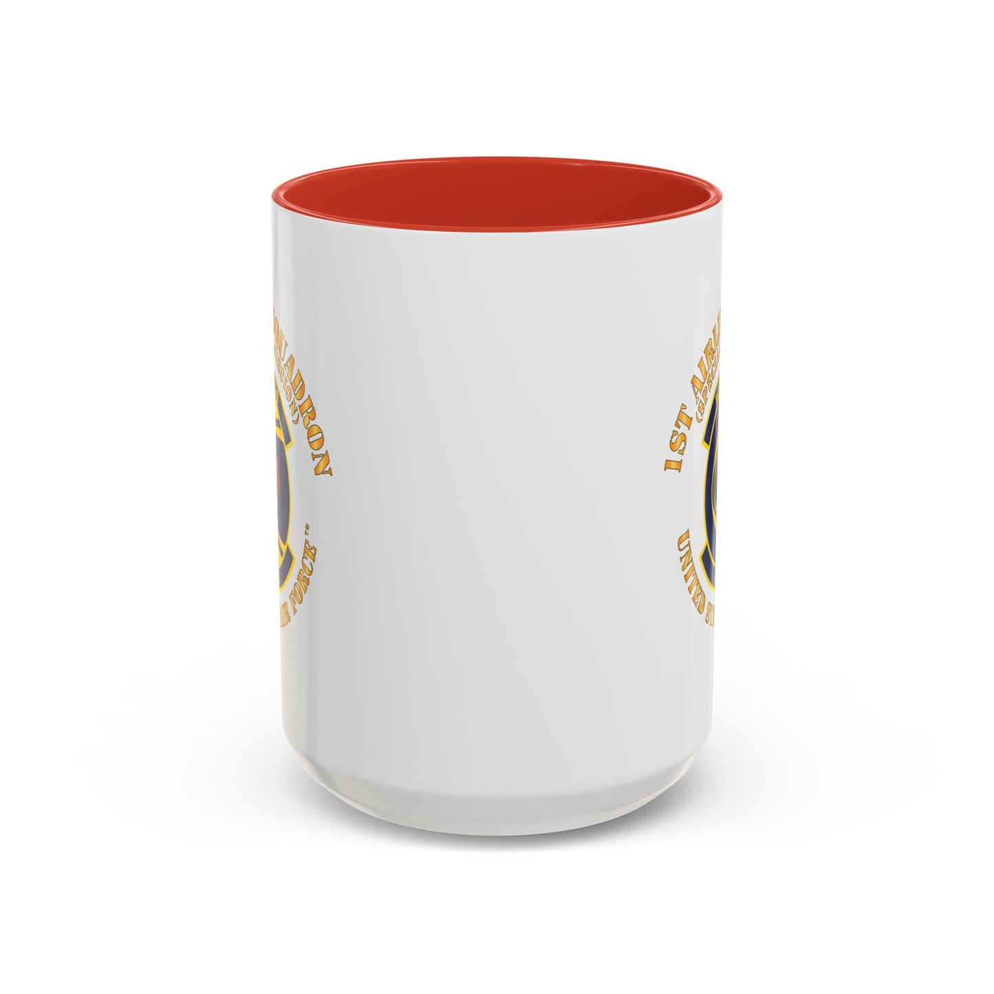 Accent Coffee Mug (11oz & 15oz) - USAF - 1st Airlift Squadron X 300