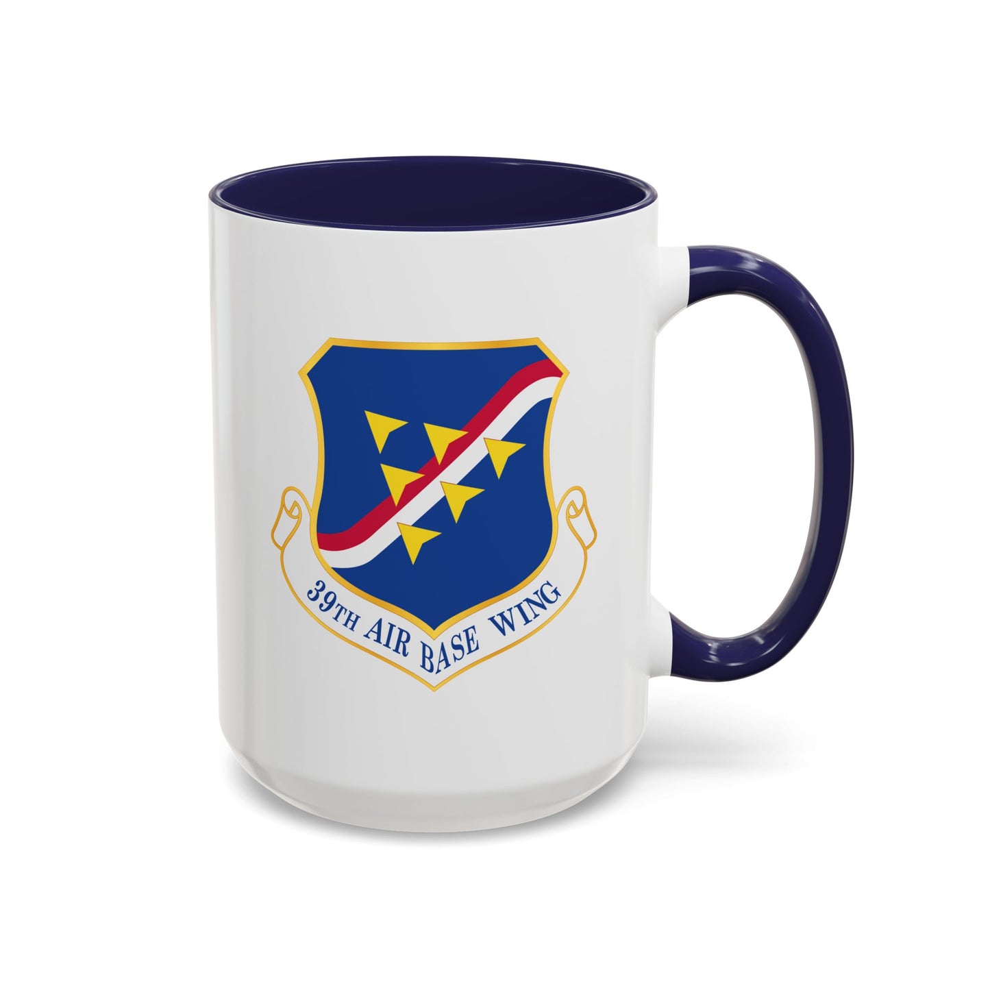 Accent Coffee Mug (11oz & 15oz) - USAF - 39th Airbase Wing wo Txt