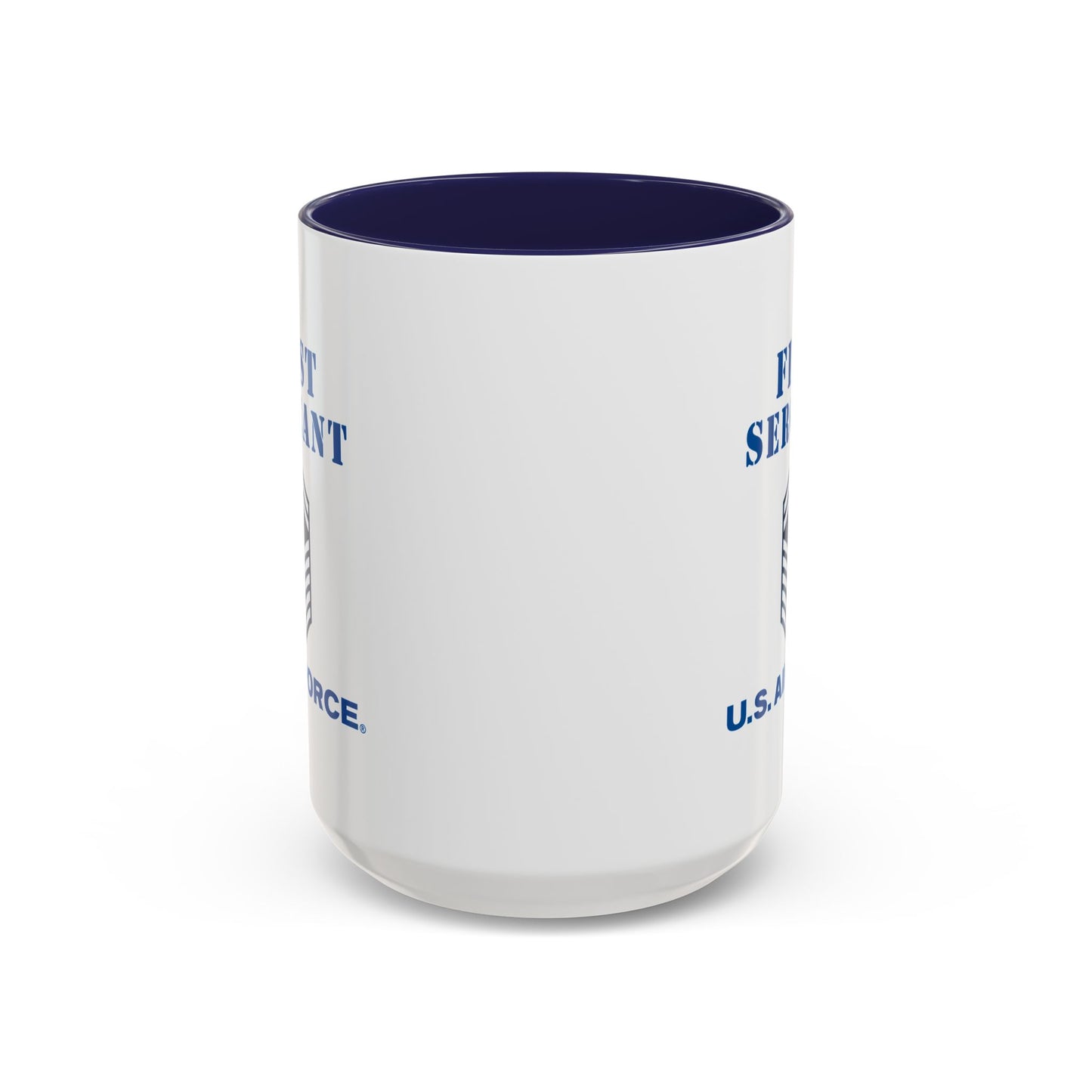 Accent Coffee Mug (11oz & 15oz) - USAF - First Sergeant (E8b) - 2020 - US Air Force w Text X 300