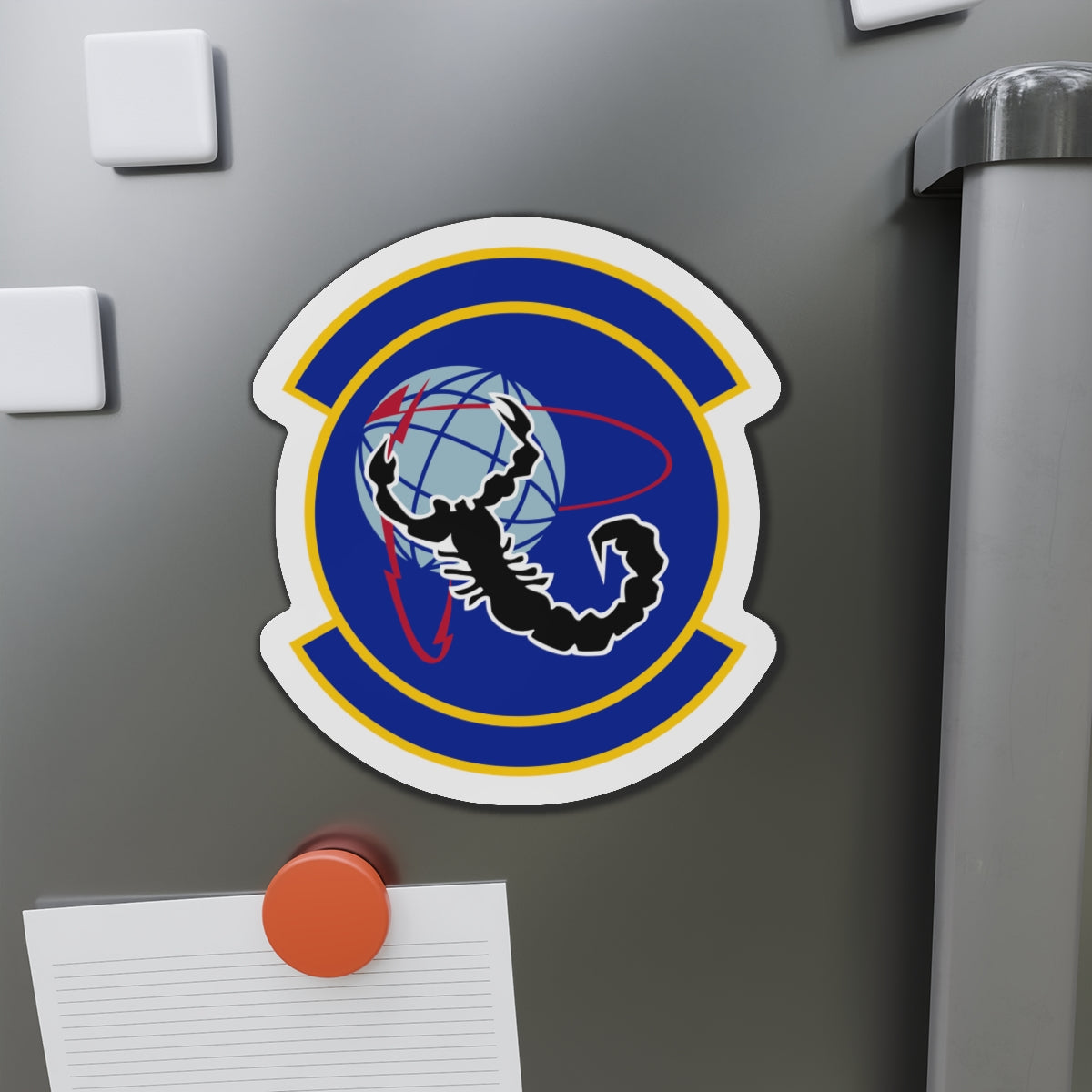 Die-Cut Magnet - USAF - 4th Space Warning Sq wo txt X 300