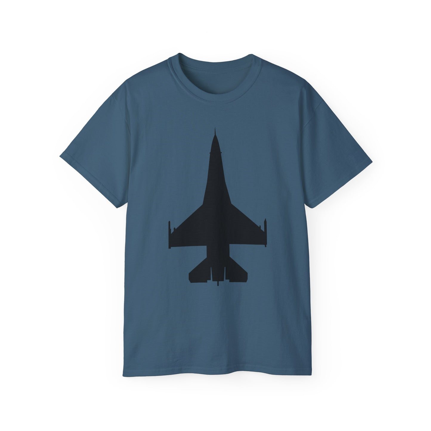 Unisex Ultra Cotton Tee - Aircraft - F-16 -Top - Black wo Txt X 300