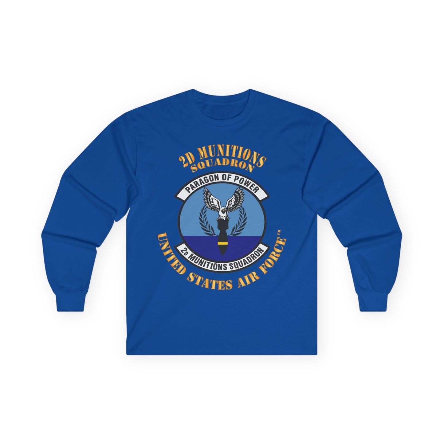 Unisex Ultra Cotton Long Sleeve Tee - USAF - 2nd Munitions Squadron