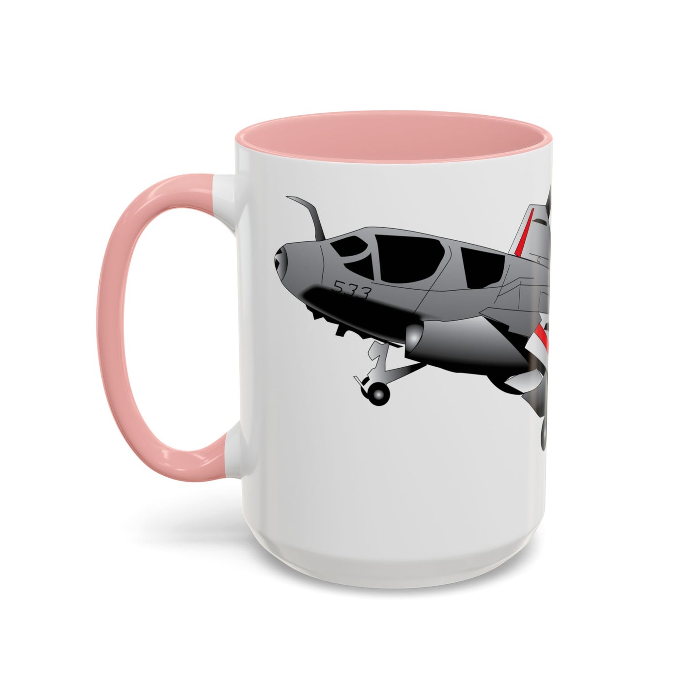 Accent Coffee Mug (11oz & 15oz) - Aircraft - Navy - A-6A Intruder X 300