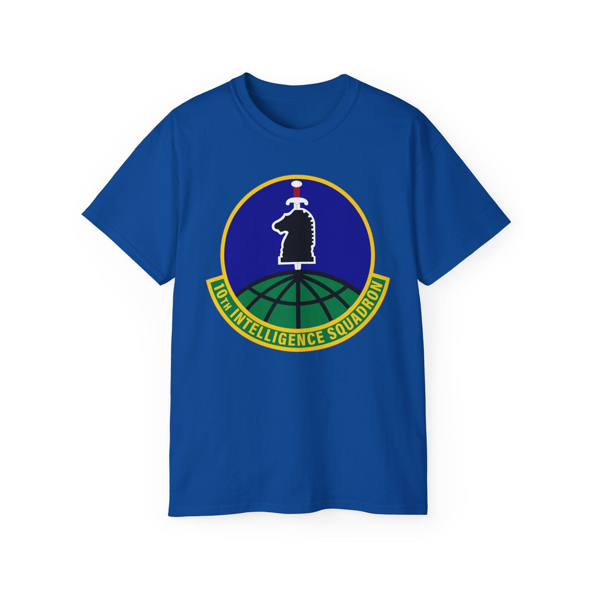 Unisex Ultra Cotton Tee - USAF - 10th Intelligence Support Sq wo txt