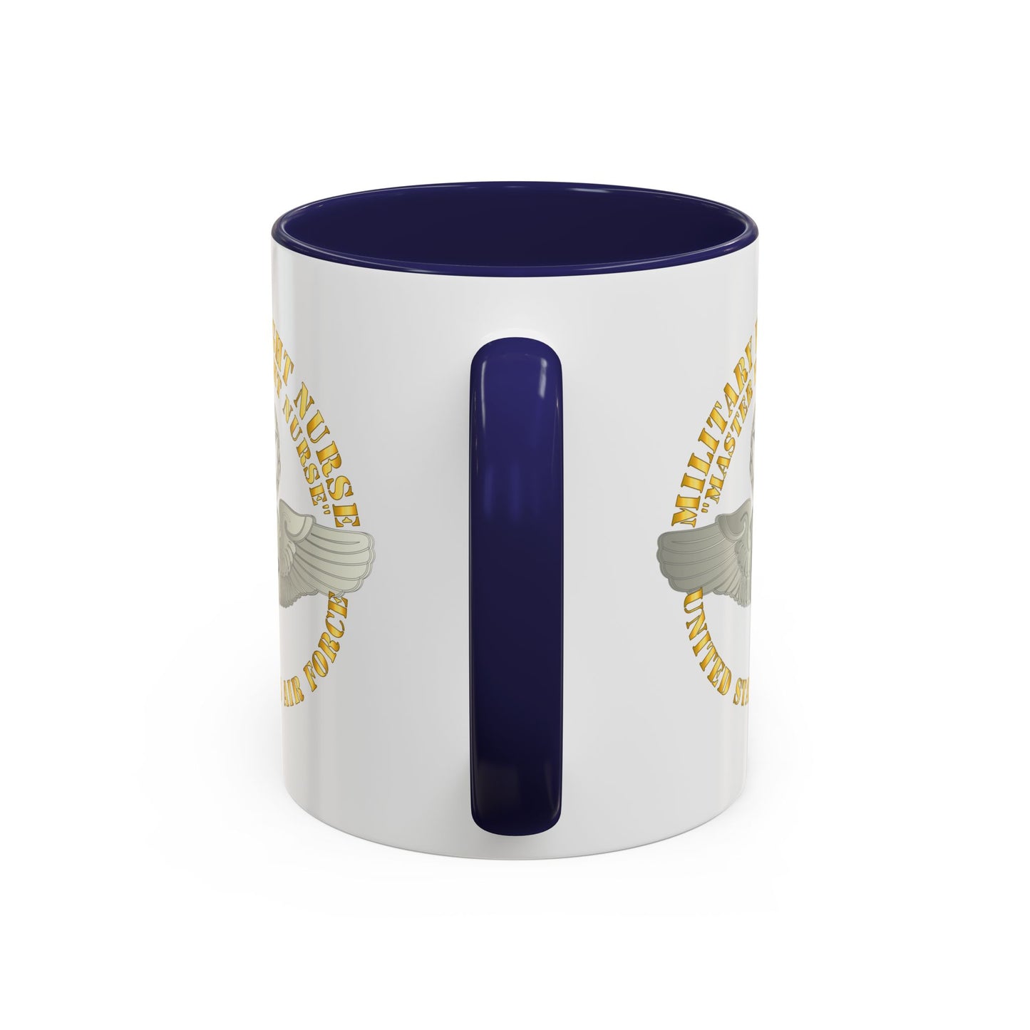 Accent Coffee Mug (11oz & 15oz) - USAF - Military Flight Nurse - Flight Nurse - Master
