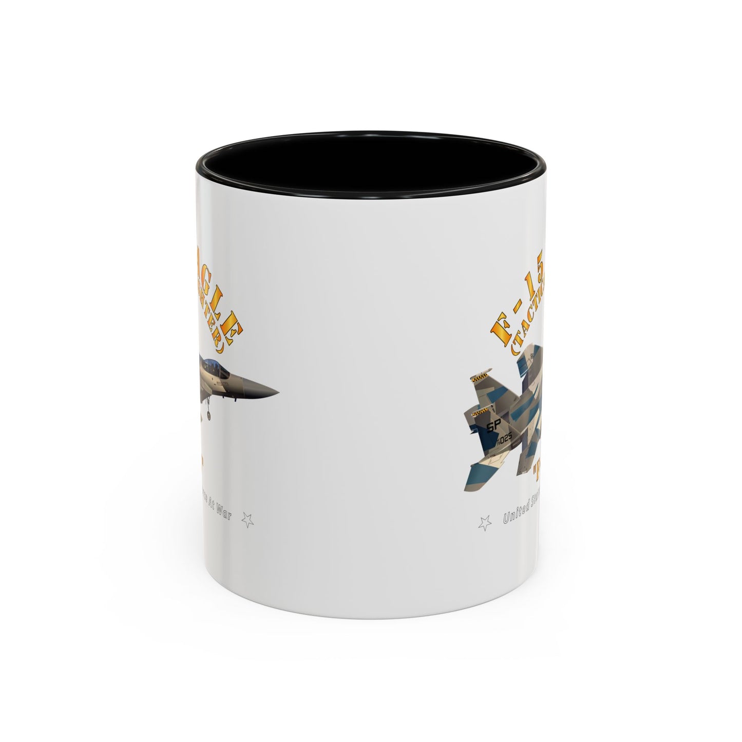 Accent Coffee Mug (11oz & 15oz) - USAF - F15 Eagle - F15