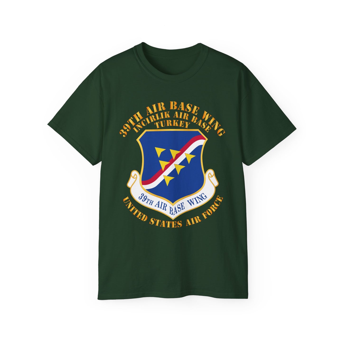 Unisex Ultra Cotton Tee - USAF - 39th Airbase Wing - 3rd AF - Incirlik Air Base - Turkey