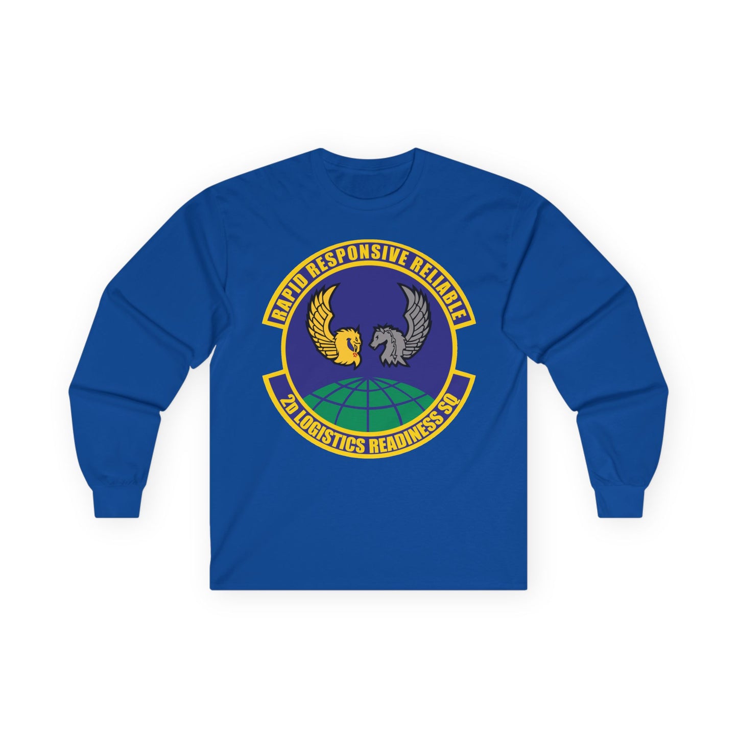 Unisex Ultra Cotton Long Sleeve Tee - USAF - 2d Logistics Readiness Squadron wo txt