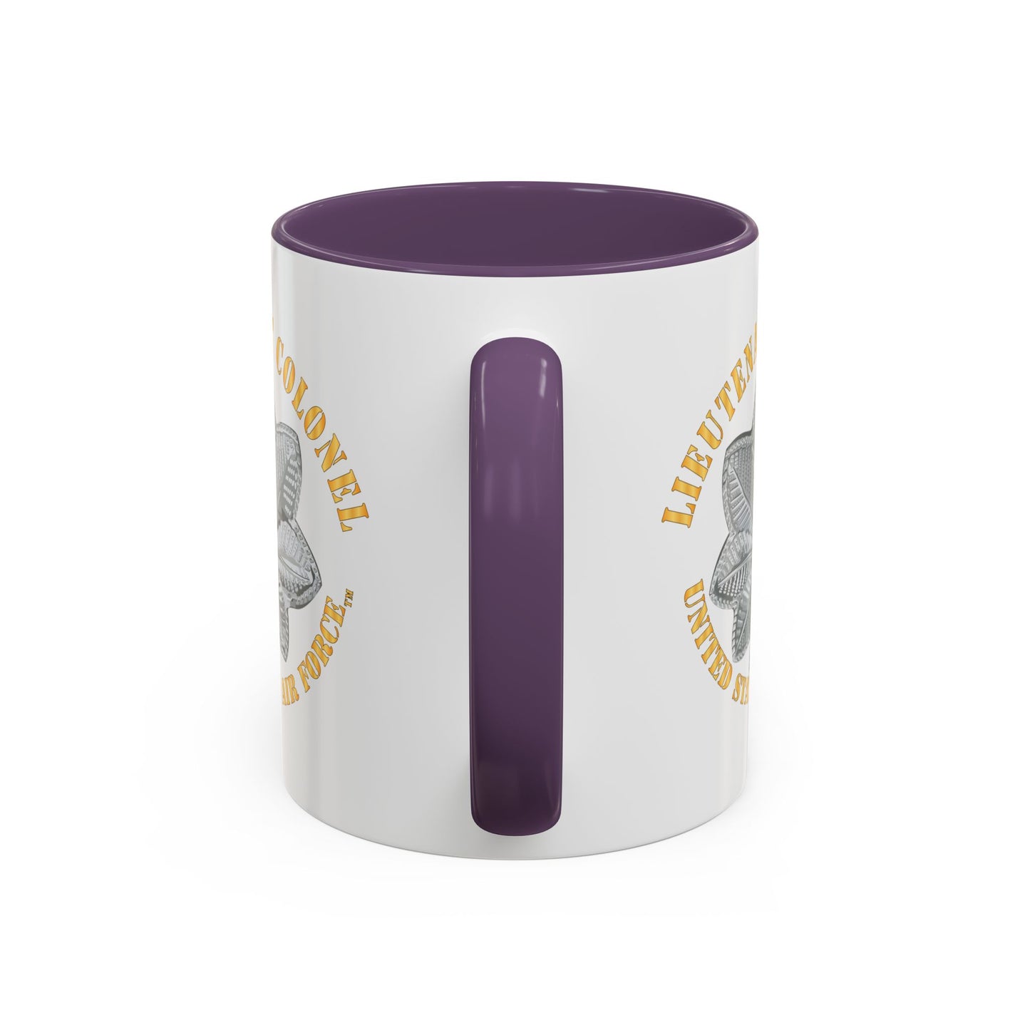 Accent Coffee Mug (11oz & 15oz) - USAF - Lieutenant Colonel - LTC - TM X 300