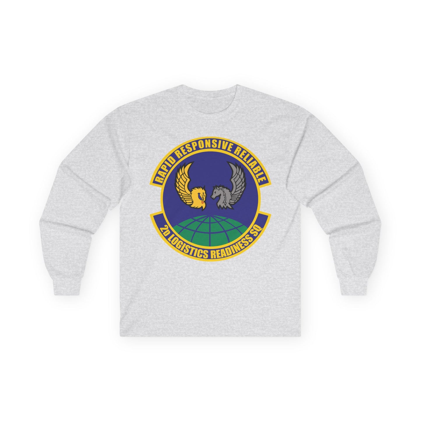 Unisex Ultra Cotton Long Sleeve Tee - USAF - 2d Logistics Readiness Squadron wo txt