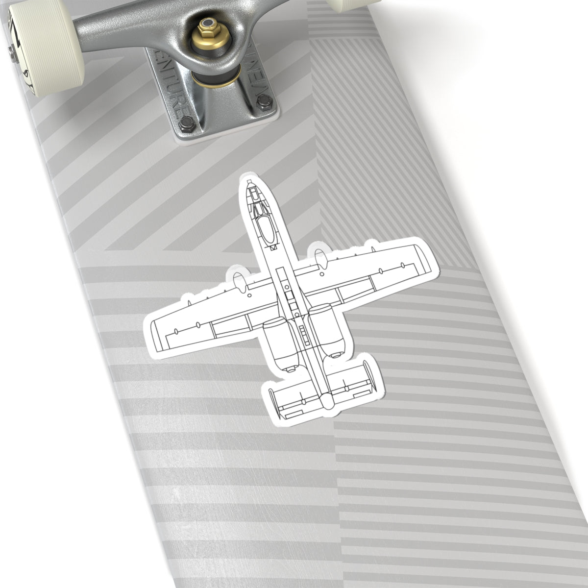 Kiss-Cut Stickers - Aircraft - Aircraft - USAF - A-10 Thunderbolt II - Top - LA X 300
