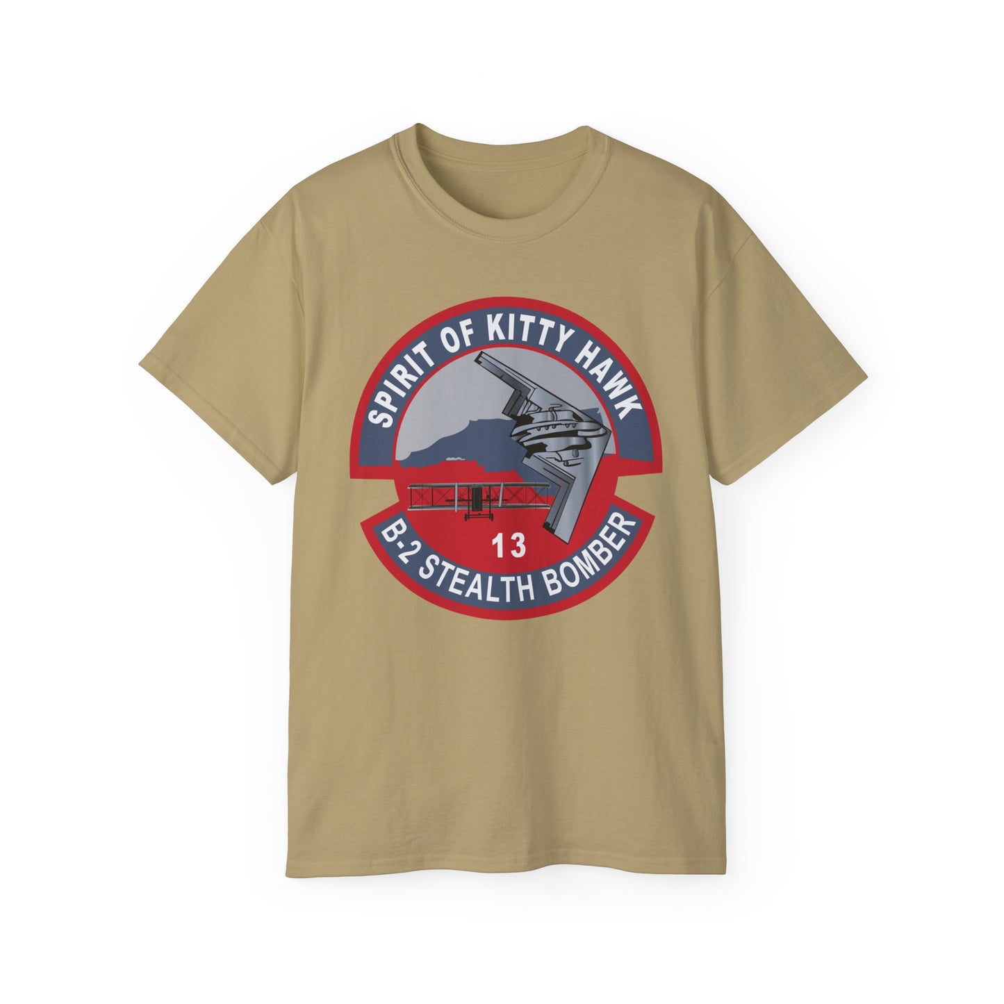 Unisex Ultra Cotton Tee -USAF - B2 - Spirit of Kitty Hawk - Stealth Bomber wo txt X 300