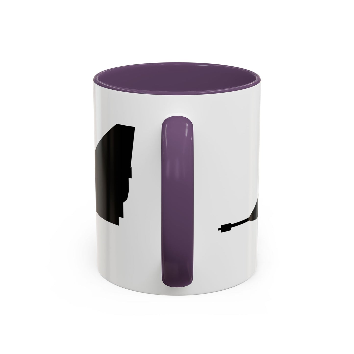 Accent Coffee Mug (11oz & 15oz) - Aircraft - A-4 SkyHawk - Silhouette X 300