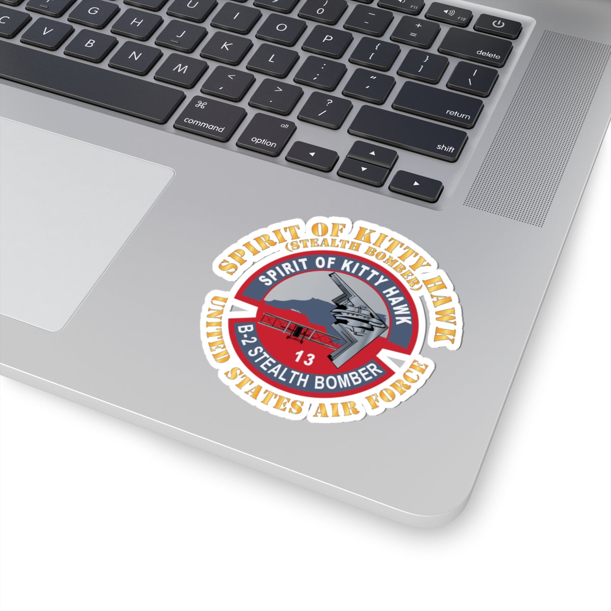 Kiss-Cut Stickers - USAF - B2 - Spirit of Kitty Hawk - Stealth Bomber X 300