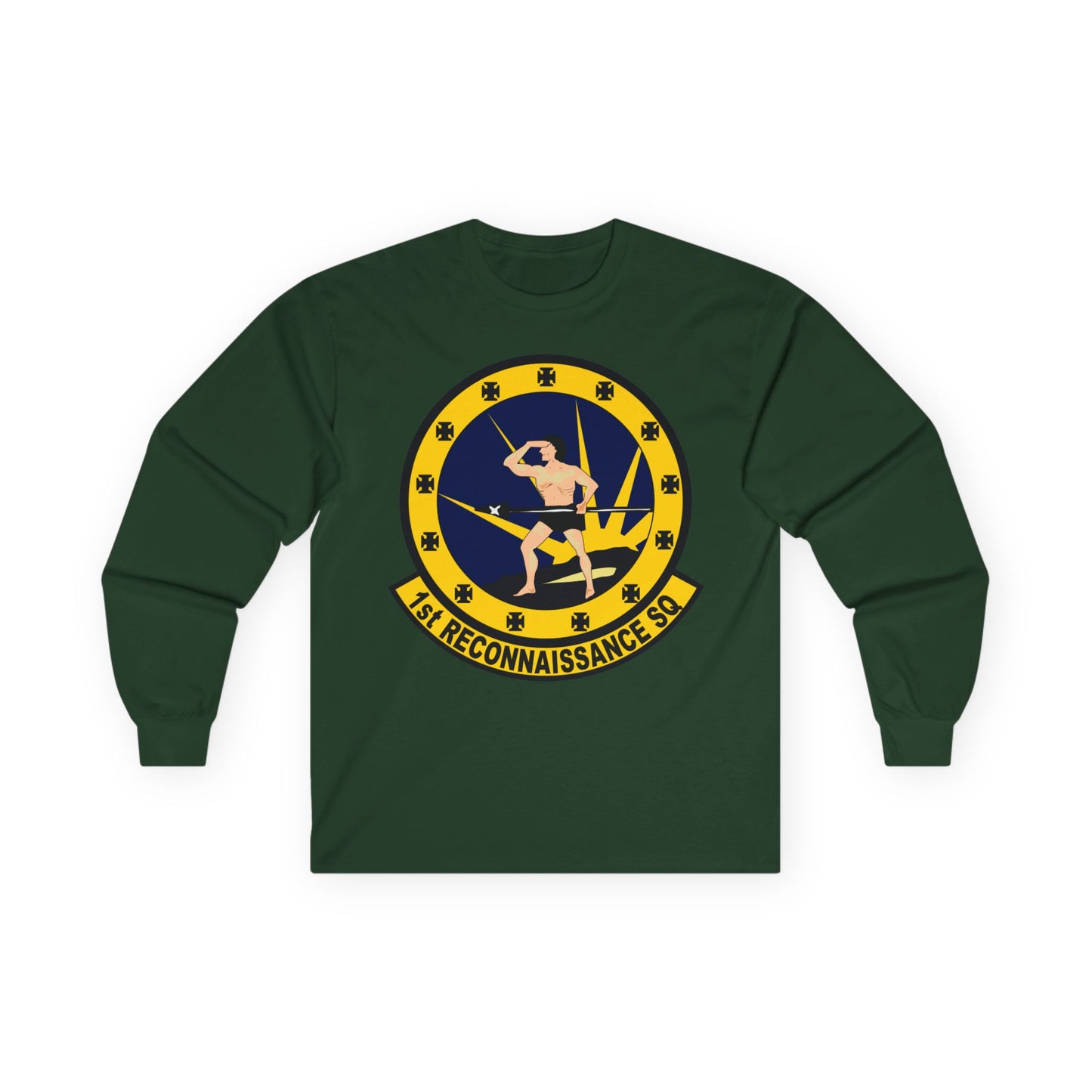 Unisex Ultra Cotton Long Sleeve Tee - USAF - 1st Reconnaissance Squadron wo txt