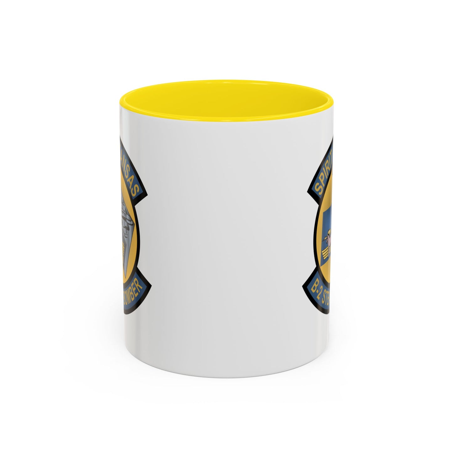 Accent Coffee Mug (11oz & 15oz) - USAF - B2 - Spirit of Kansas - Stealth Bomber wo txt X 300