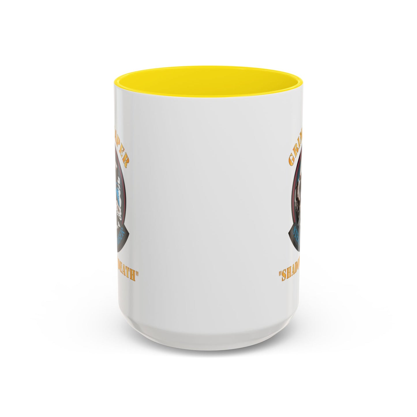 Accent Coffee Mug (11oz & 15oz) - USAF - B2 - Grim Reaper - Stealth Bomber X 300