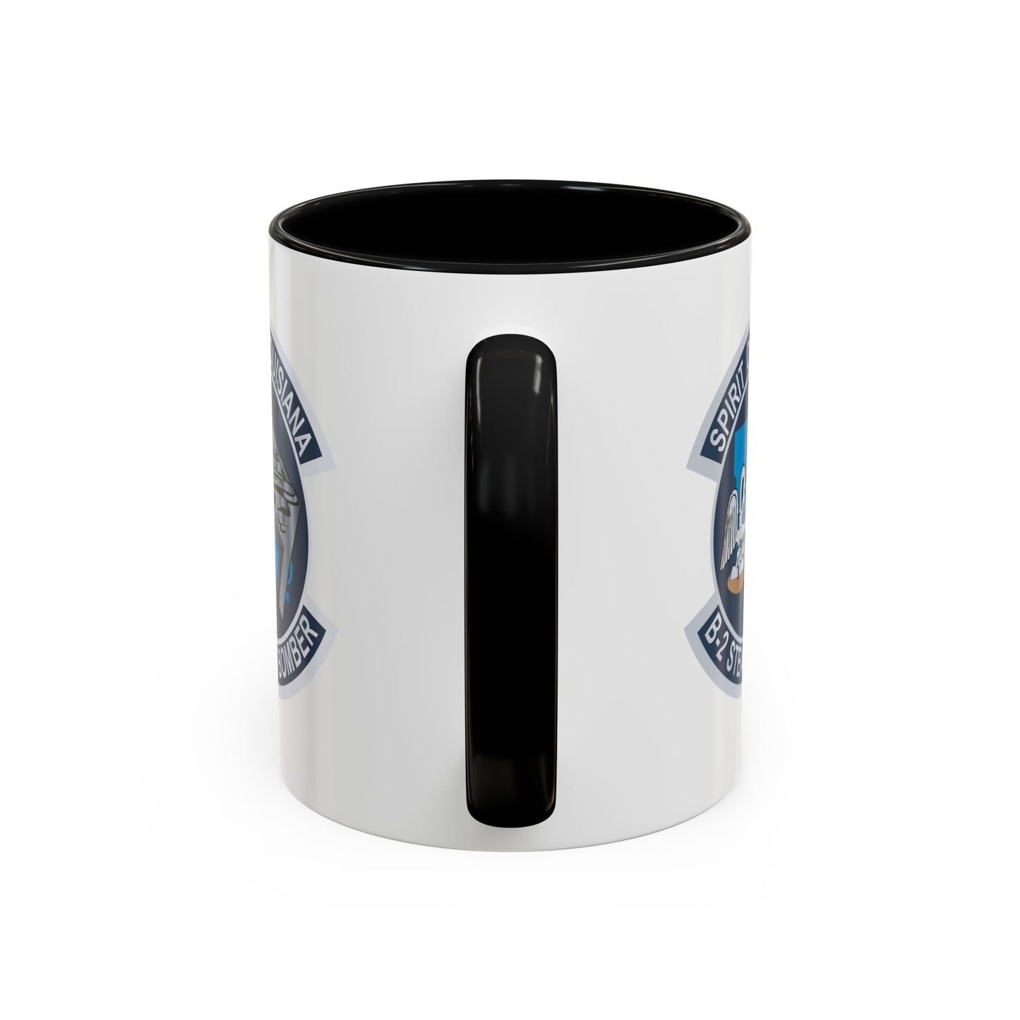 Accent Coffee Mug (11oz & 15oz) - USAF - B2 - Spirit of Louisiana - Stealth Bomber wo txt X 300