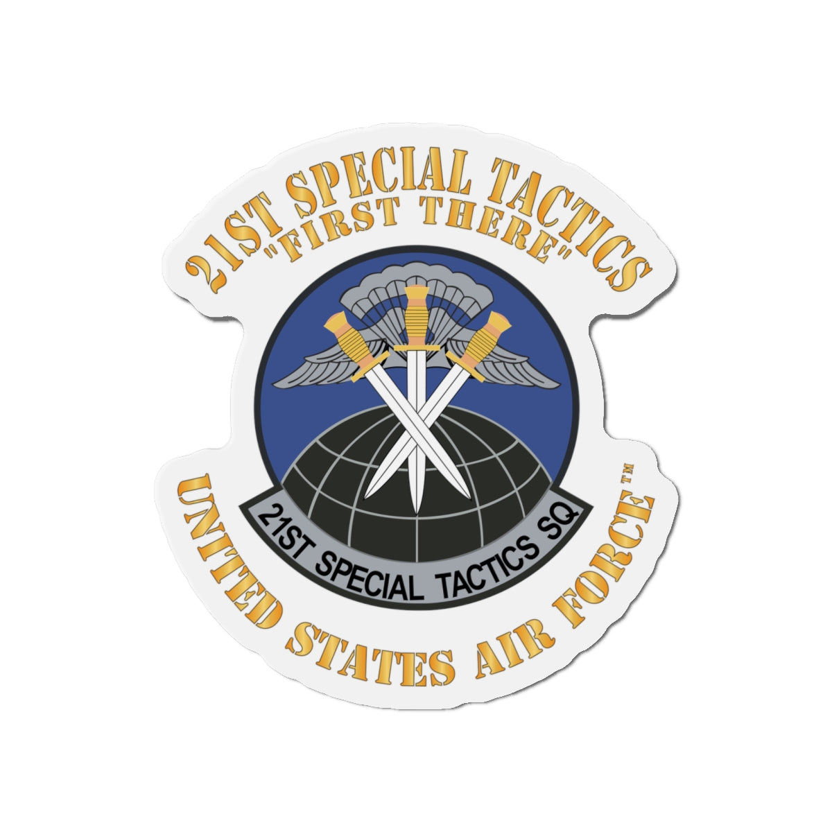 Die-Cut Magnet - USAF - 21st Special Tactics Squadron - First There