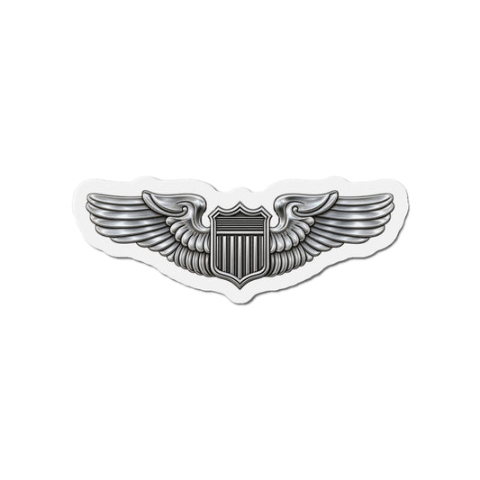 Die-Cut Magnet - USAF - Basic Pilot Badge wo Txt - 3D - Enhanced