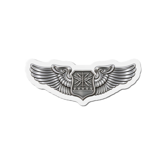 Die-Cut Magnet - USAF - Navigator, Combat Systems Officer, Observer Badge - 3D - Enhanced