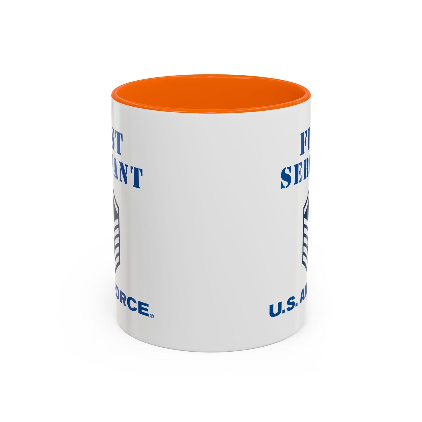 Accent Coffee Mug (11oz & 15oz) - USAF - First Sergeant (E7b) - 2020 - US Air Force w Text X 300