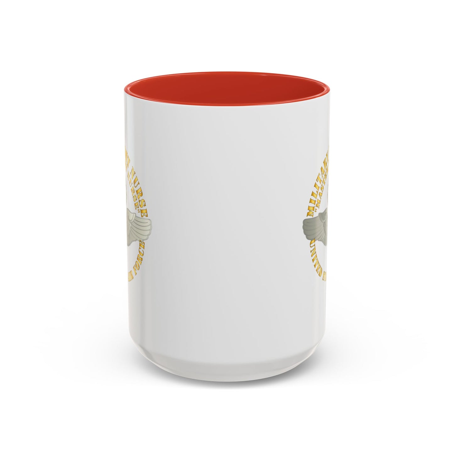 Accent Coffee Mug (11oz & 15oz) - USAF - Military Flight Nurse - Flight Nurse - Master