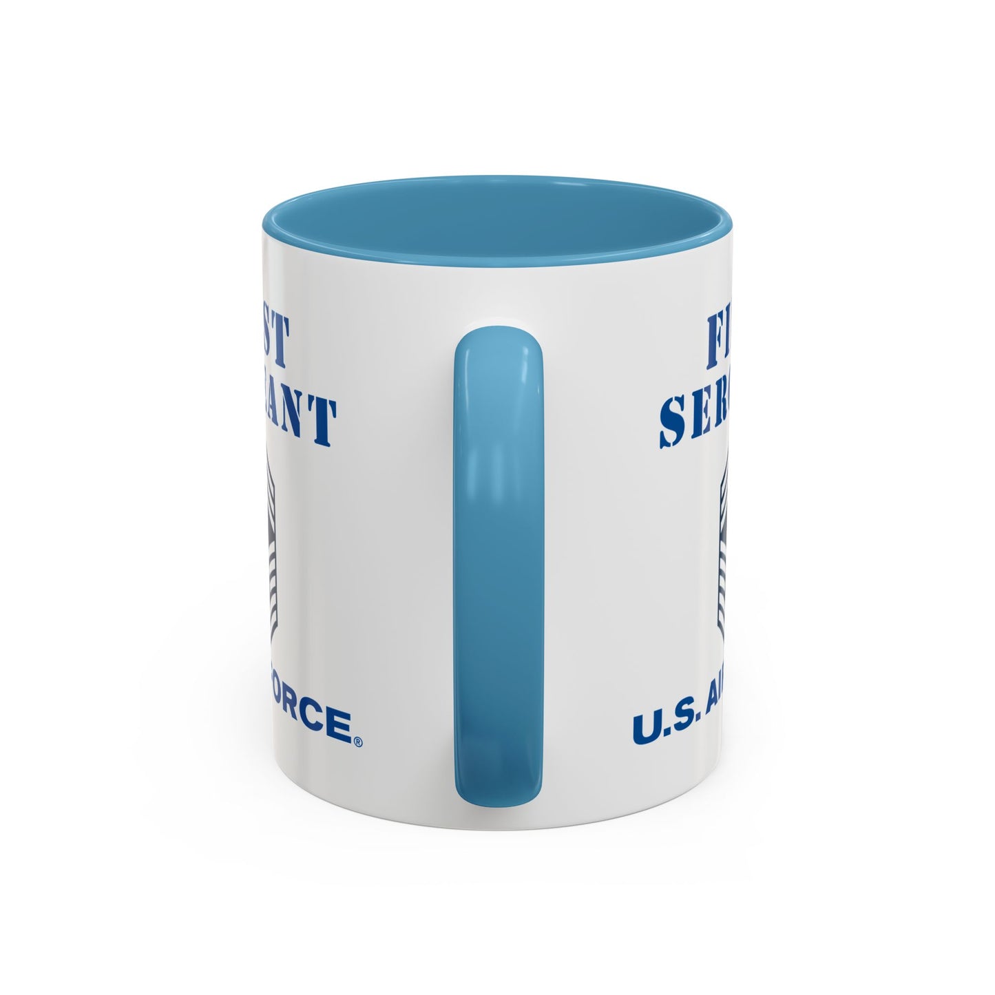 Accent Coffee Mug (11oz & 15oz) - USAF - First Sergeant (E9b) - 2020 - US Air Force w Text X 300