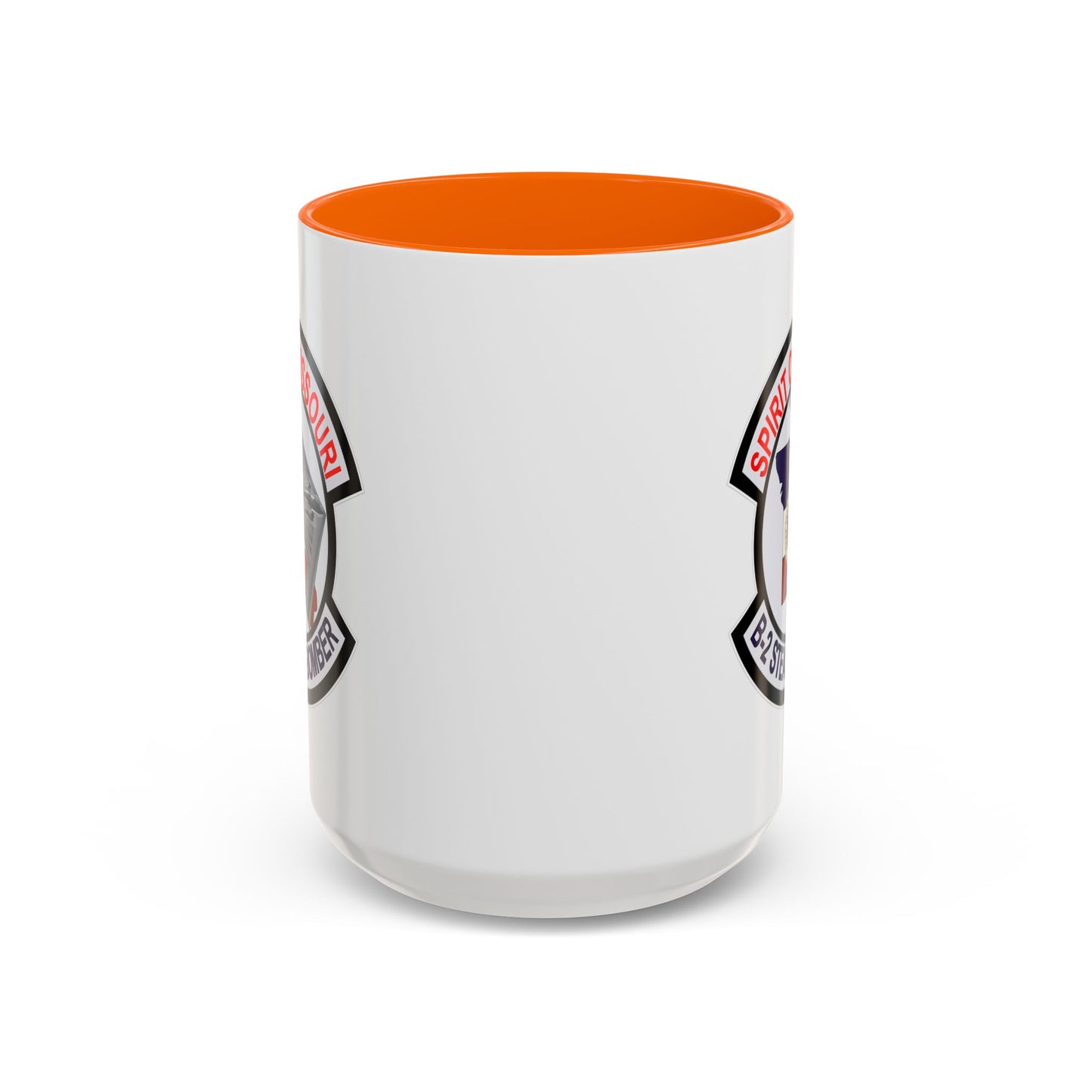 Accent Coffee Mug (11oz & 15oz) - USAF - B2 - Spirit of Missouri - Stealth Bomber wo Txt