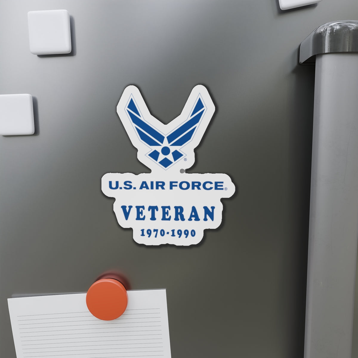 Die-Cut Magnet - USAF - Air Force - Veteran w years