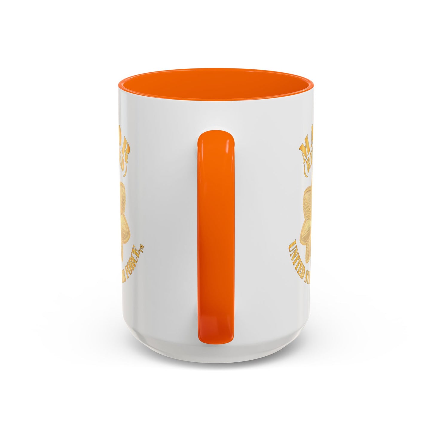 Accent Coffee Mug (11oz & 15oz) - USAF - Major - Retired X 300