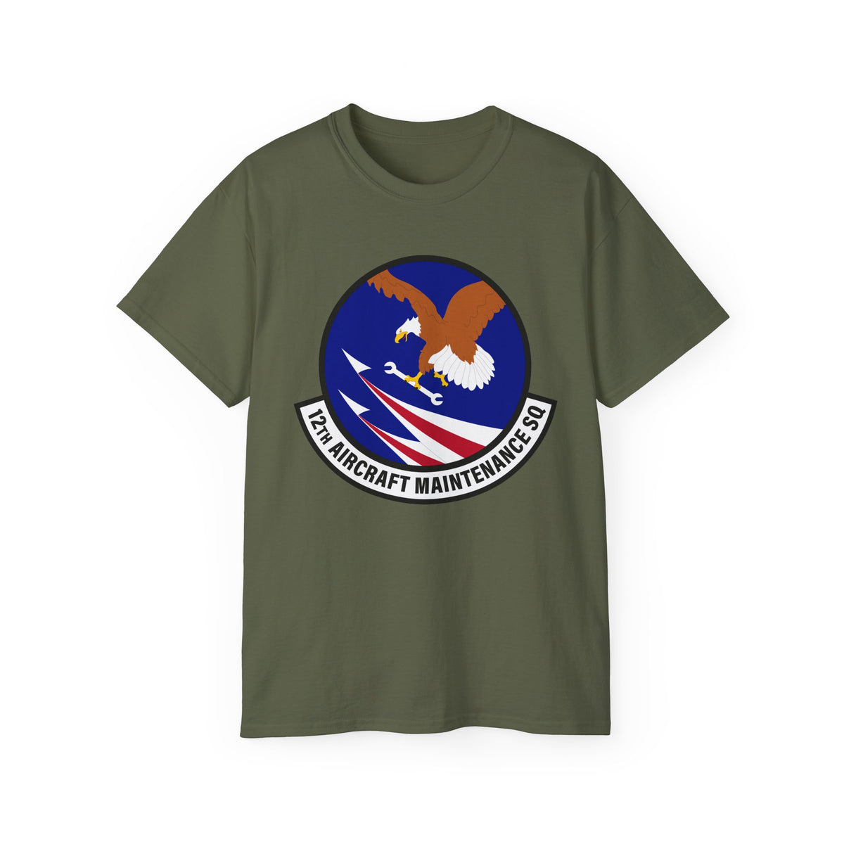 Unisex Ultra Cotton Tee - USAF - 12th Aircraft Maintenance Squadron wo txt