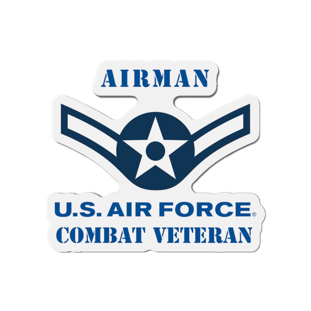 Die-Cut Magnet - USAF - Airman (E2) - 2020 - US Air Force - Combat Veteran