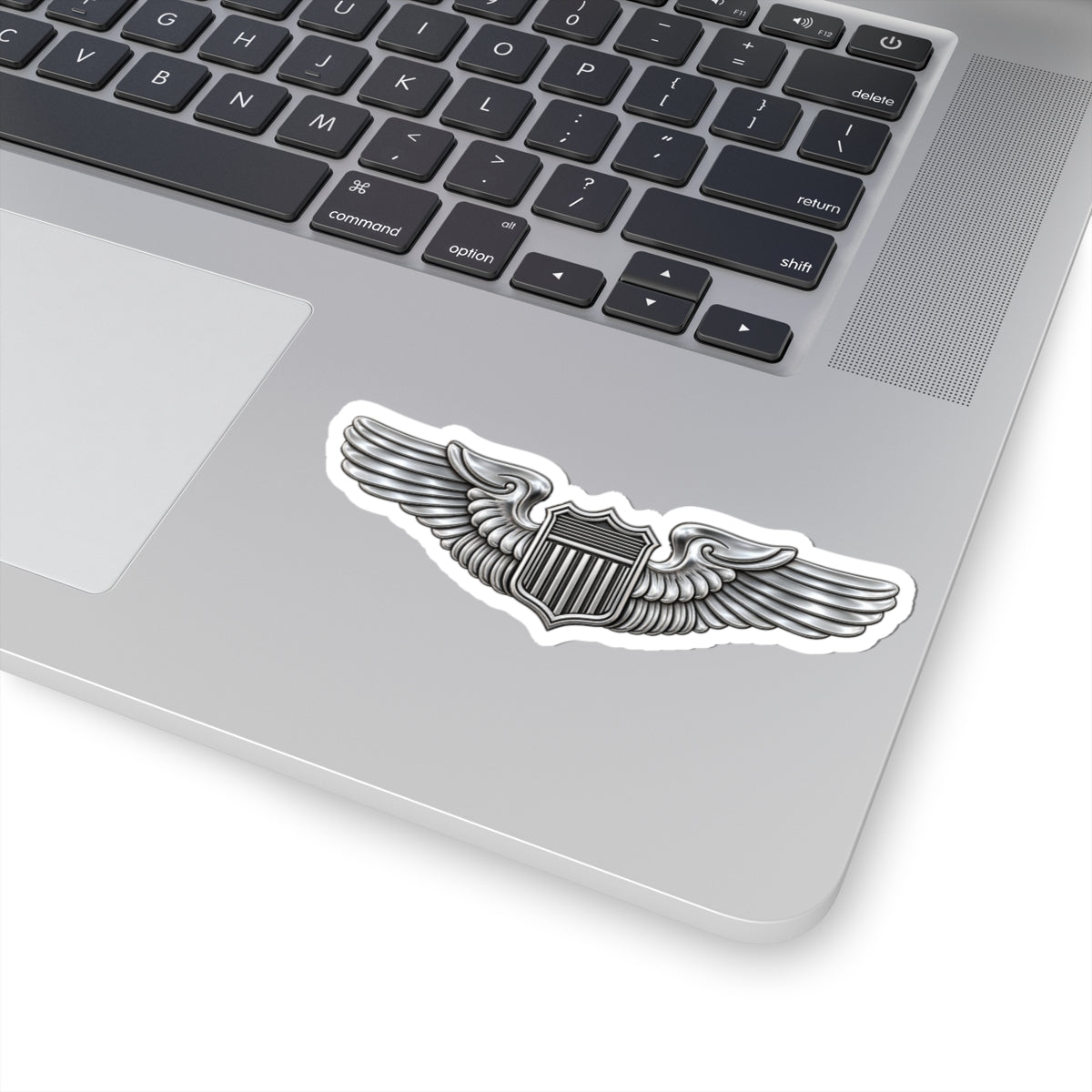 Kiss-Cut Stickers - USAF - Basic Pilot Badge wo Txt - 3D - Enhanced